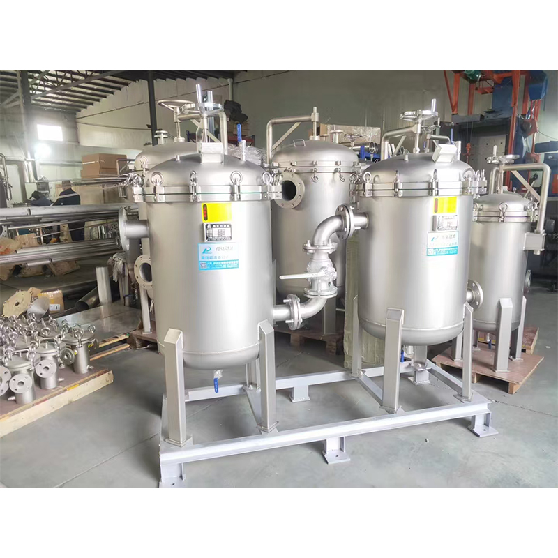 How does the automatic sewage discharge function improve the operating efficiency and maintenance convenience of filters?